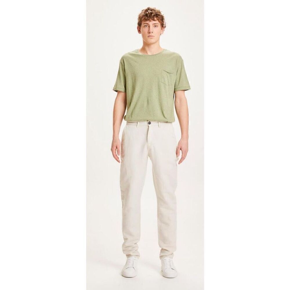 Knowledge Cotton Apparel Chuck Light Linen Pant in Off White NWT Size 34/XS